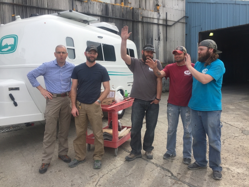 Lenny and the team at the Oliver plant